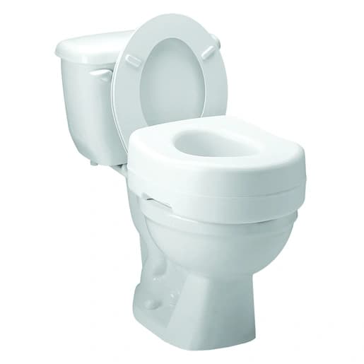 Raised toilet seat