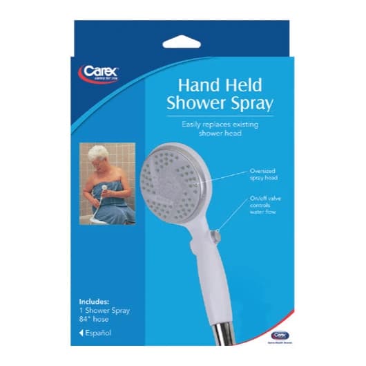 Extra-long handheld shower