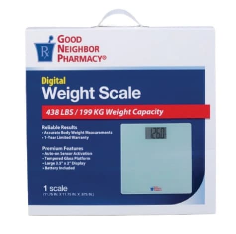 GNP digital weight scale 438 lbs 1ct