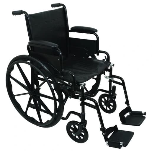 Wheelchair k1 standard 20x16 swingaway