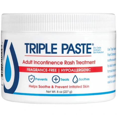 Triple paste adult incontinence rash 8oz