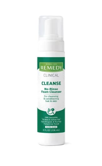 No-rinse cleanser