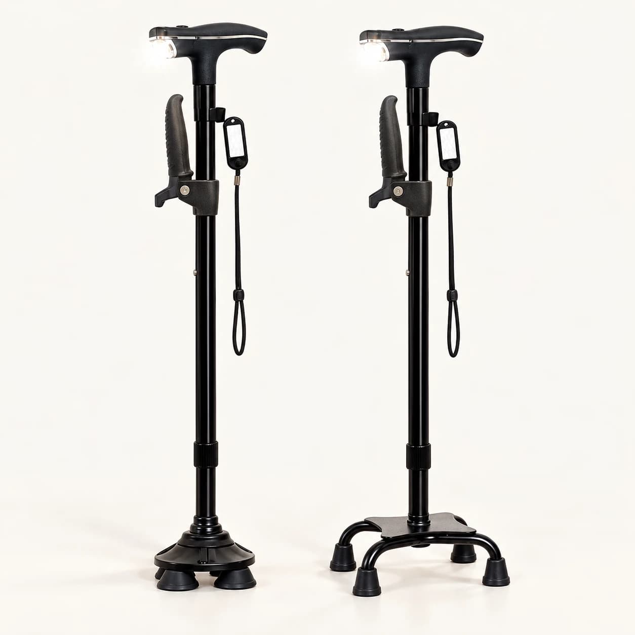 Multi-function smart cane — Alternative base configurations