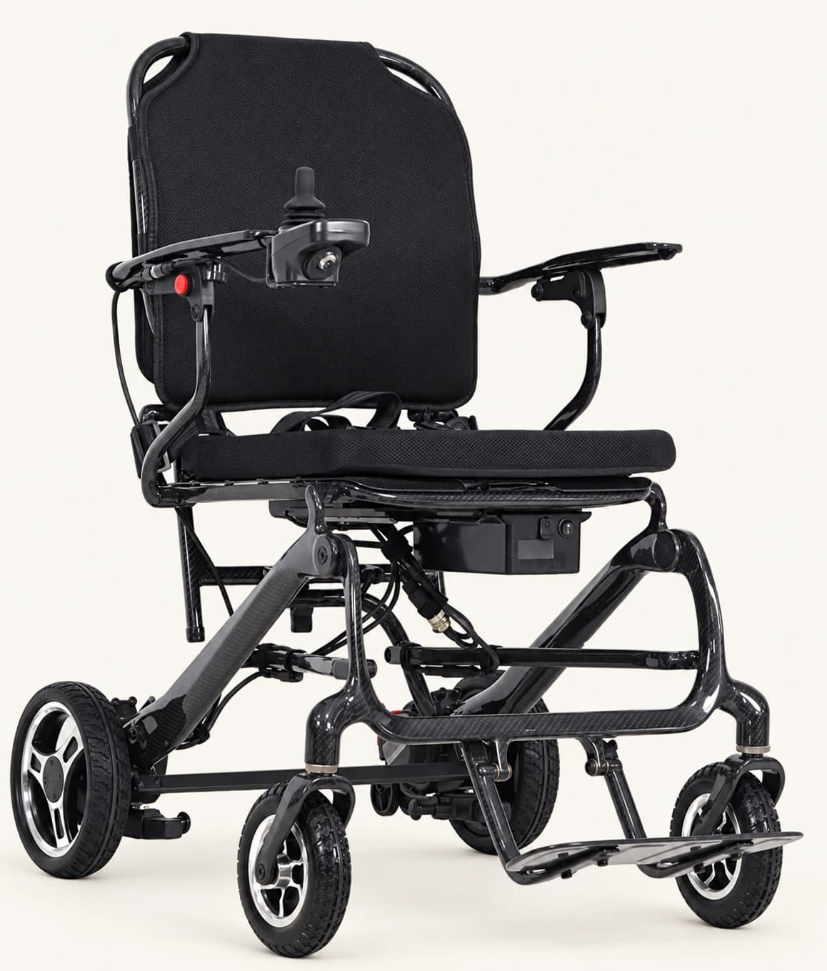 Lightweight folding electric wheelchair