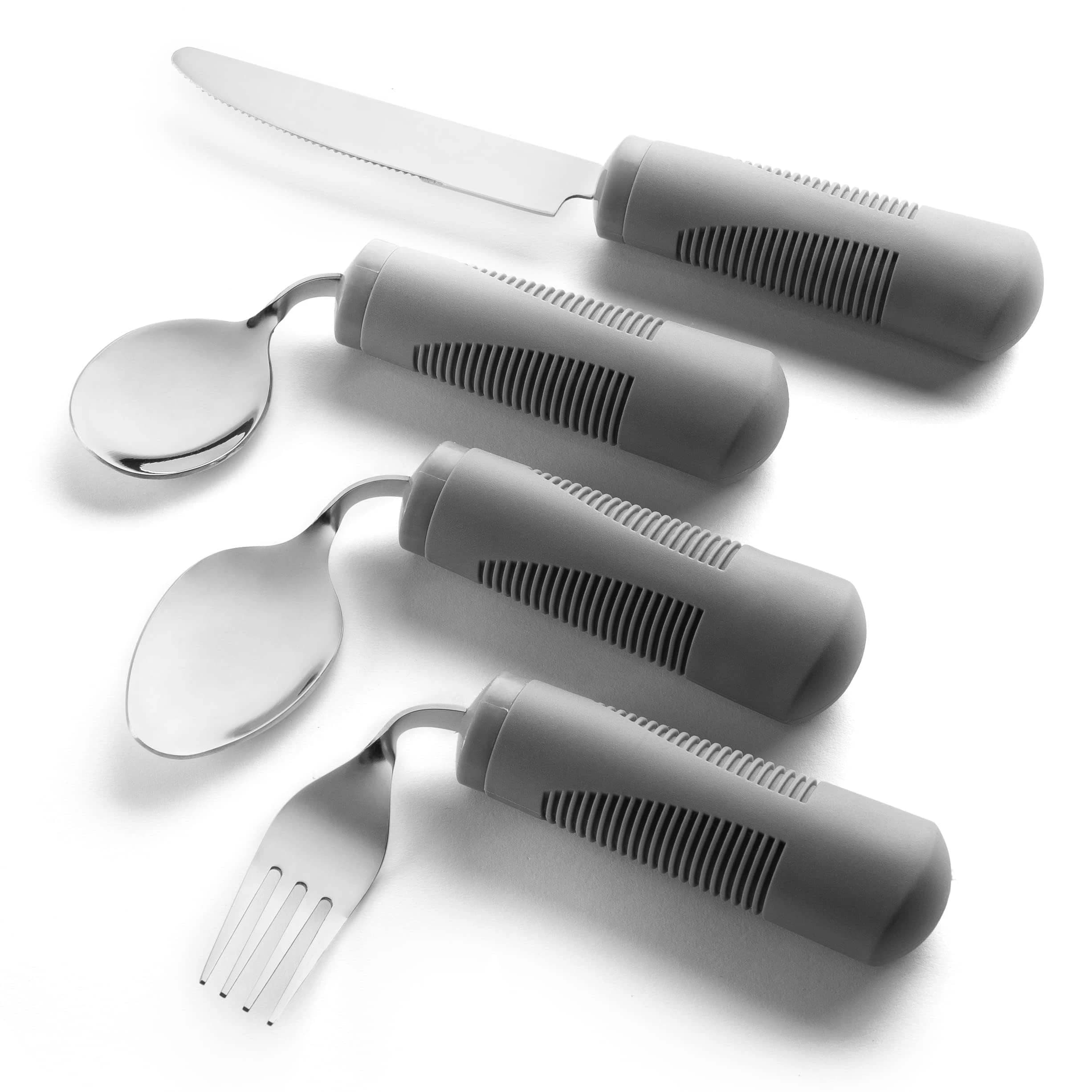 Easy-grip four-piece utensil set: supplier reference model pictured supplier configuration